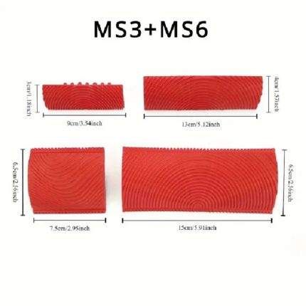 Juego de Veteador Texturizador x4pcs