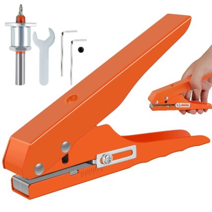 Alicate Perforadora de 8mm + 1 Broca Avellanadora con Tope