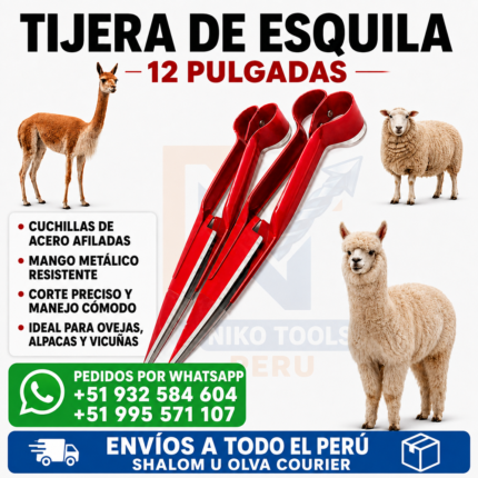 Tijeras para Esquilar Lana 10 pulgadas