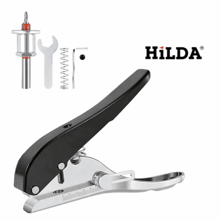Alicate Perforadora de 8mm + 1 Broca Avellanadora con Tope