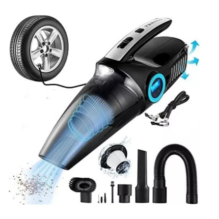 Aspiradora y Compresora De Aire Para Auto 120 Watts Inflador