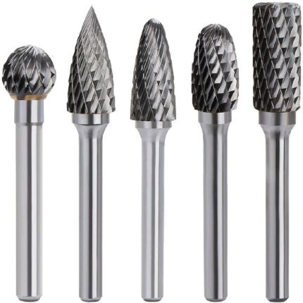 Sets Fresas de Carburo Tungsteno Desbaste Metal 6mmx8mm x5pcs