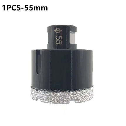 Broca Diamantado Para  Amoladora,  Perfora Porcelanato Cerámico Vidrio 55mm