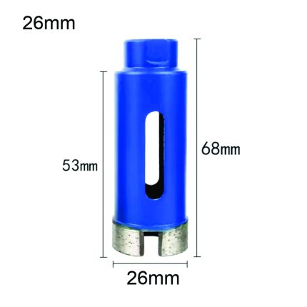 Broca Diamantado Para Amoladora M14  Perfora Granito Mármol Porcelanato Concreto 26mm