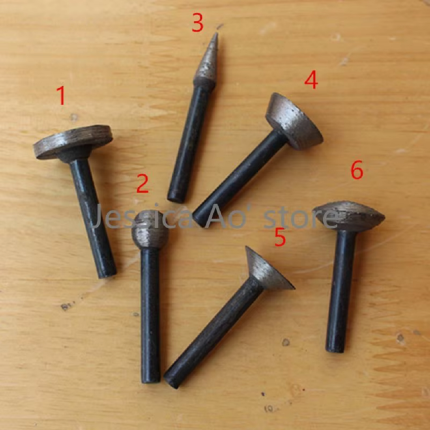 Juego de Fresas Diamantado Para Grabado en Piedra Para Rectificado Taladro 6mm x6pcs