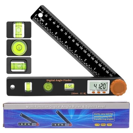 Regla de Ángulo Instrumento digital Inclinómetro Goniómetro electrónico Detector Regla de nivel