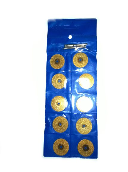 Juego de Mini Disco Diamantado para Cortar Metal-Aluminio-Madera-Pvc -Dremel 25mm x12pcs