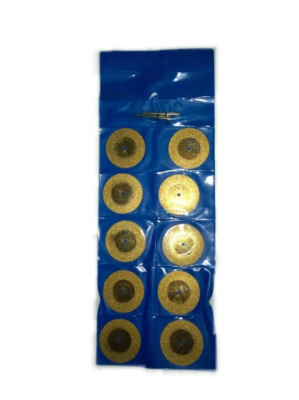 Juego de Mini Disco Diamantado para Cortar Metal-Aluminio-Madera-Pvc -Dremel 40mm x12pcs