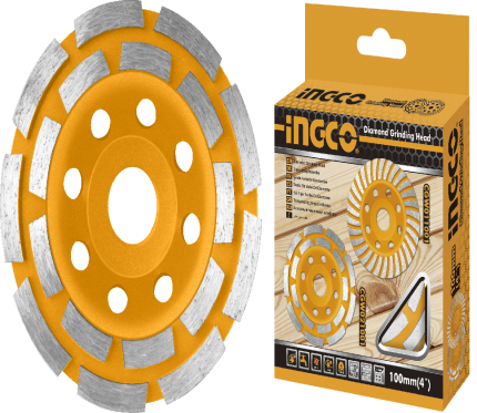 Disco Esmeril Segmentado Doble Copa Ingco 125mm