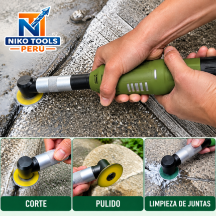 Mini Amoladora de Punta Larga Inalámbrico Para Enchapados